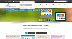 Desktop Screenshot of pmguruonline.com